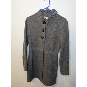 A. Giannetti grey wool small women's coat